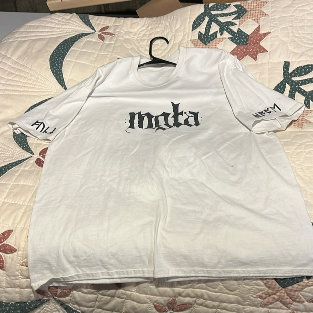 MGTA band white t shirt XL (no tag) “Hesychasm is so much convenient with the…